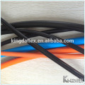 Manguera de nailon trenzada de poliéster flexible negro / azul / naranja de 1/4 pulgada SAE100R7 / R8